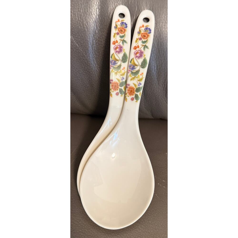 2 MELAMINE RICE/SERVING SPOONS - Picture 16 of 16